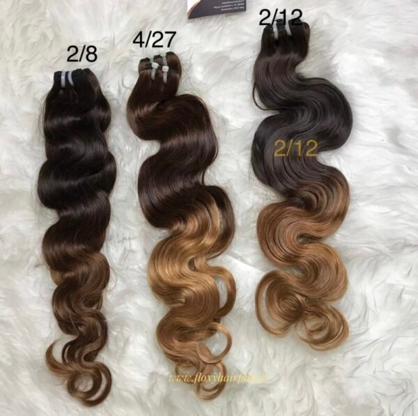 Vibrant Ombre Body Wave Extensions