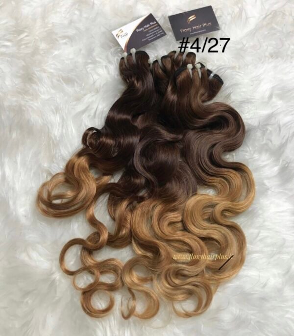 Vibrant Ombre Body Wave Extensions - Image 4