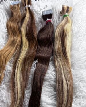 Extension Biadesive Colorate/ Colored Tape Hair Extensions