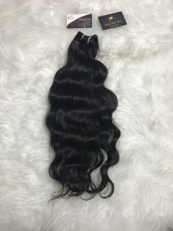 Raw Set Natural Wavy 2,3 or 4 Packs + Closure - immagine 5