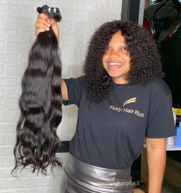Raw Set Natural Wavy 2,3 or 4 Packs + Closure
