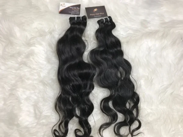 Raw Set Natural Wavy 2,3 or 4 Packs + Closure - immagine 4