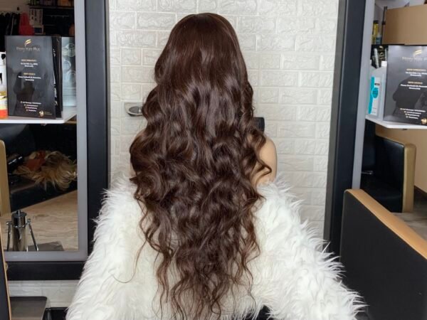 Parrucca lace frontal castano #4 - immagine 3