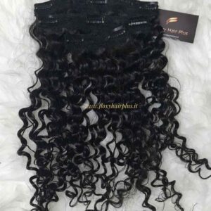 Clip in extension Ricci Morbidi colore nero Naturale