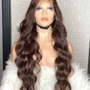 Lace Frontal wig medium brown #4