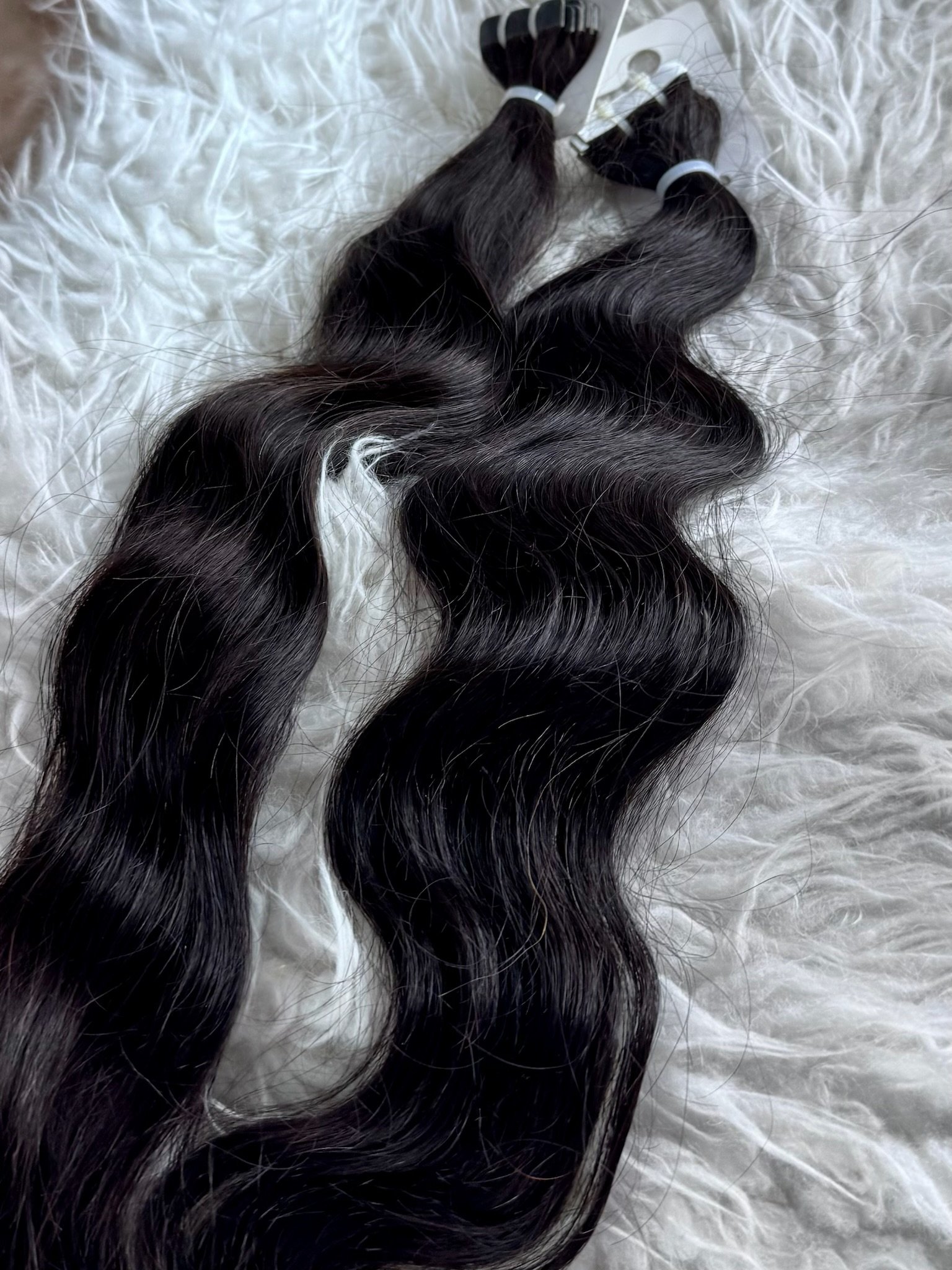 Extension Tape-In Natural Wave nero naturale in capelli umani